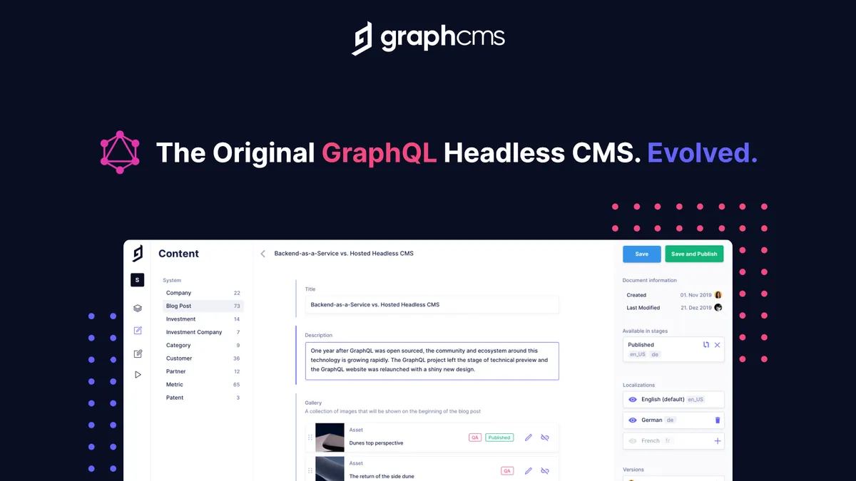 GraphCMS Features
