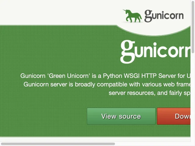 Gunicorn Screenshot