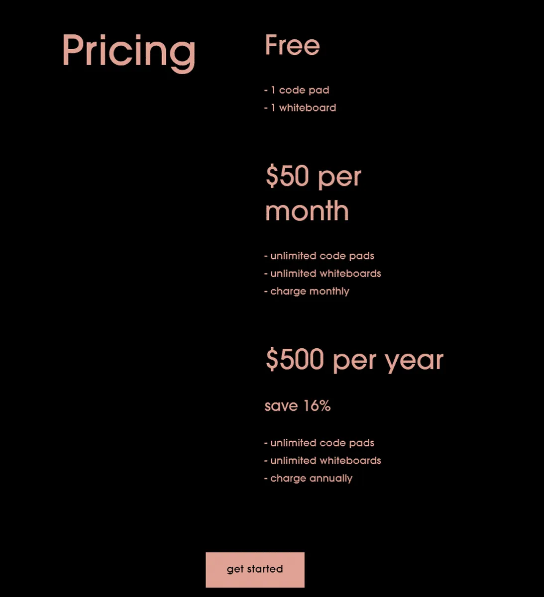 HackerPen Pricing Plan