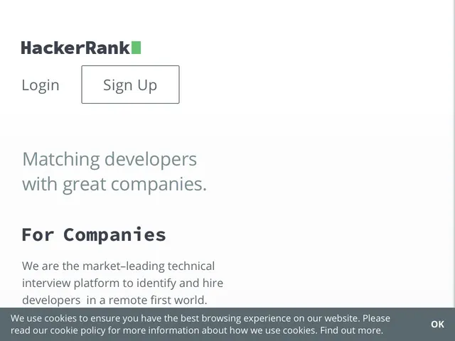 HackerRank Screenshot
