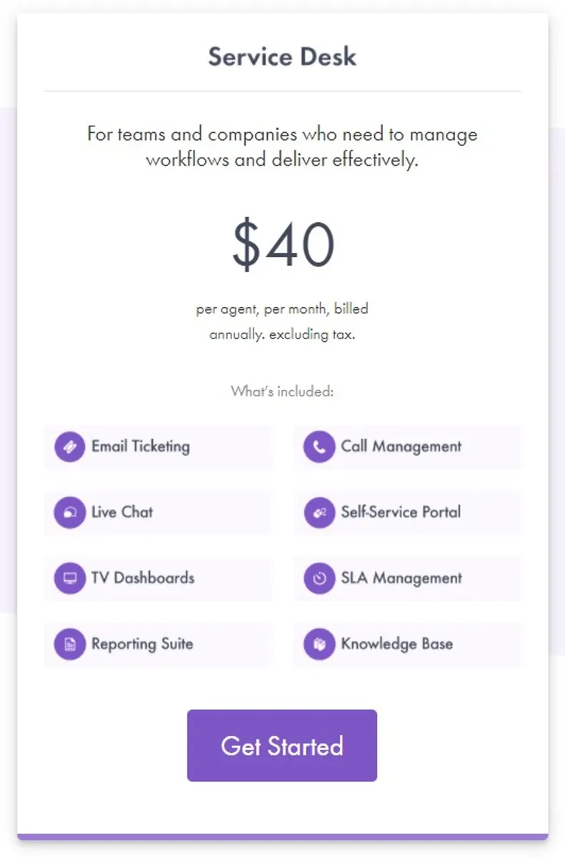 Halo Service Desk Pricing Plan