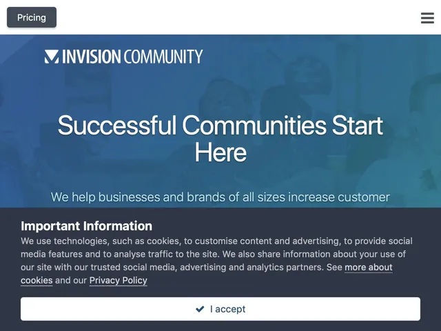Invision Community Screenshot