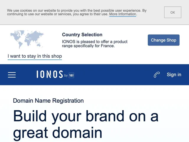Ionos Screenshot