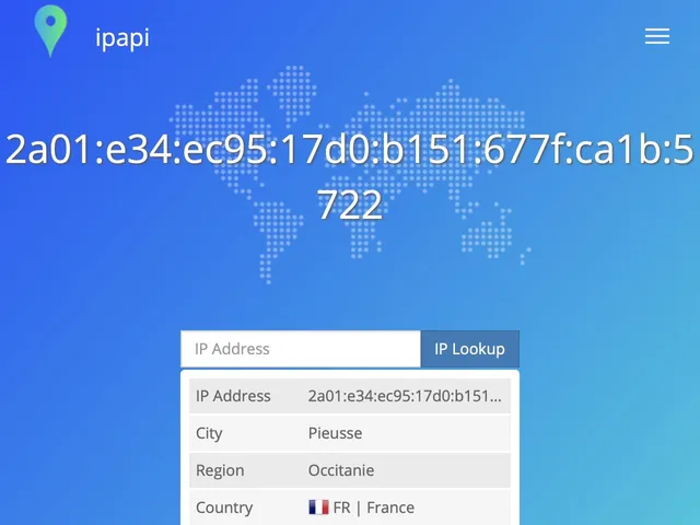 IP-API Screenshot