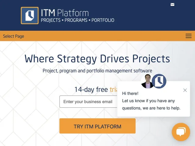 ITM Platform Screenshot