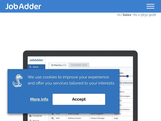 JobAdder Screenshot