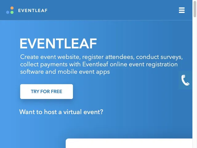 EventLeaf Screenshot