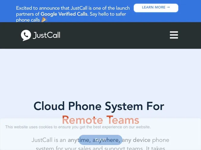 JustCall Screenshot