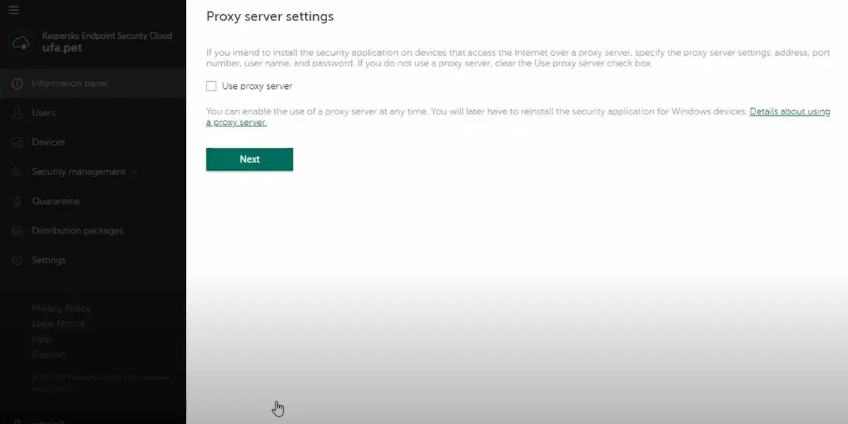 Kaspersky Endpoint Security Features
