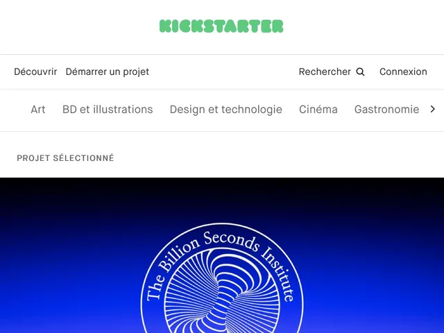Kickstarter Screenshot