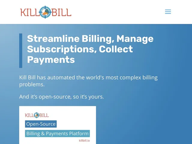 Killbill Screenshot