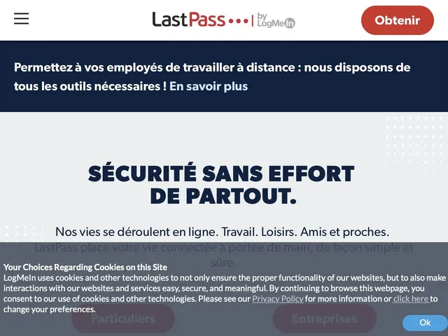 LastPass Enterprise Screenshot