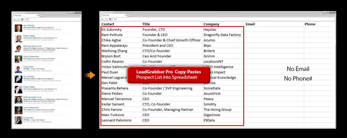 LeadGrabber Pro Screenshot