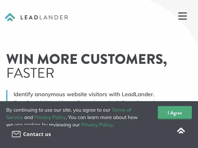 LeadLander Screenshot
