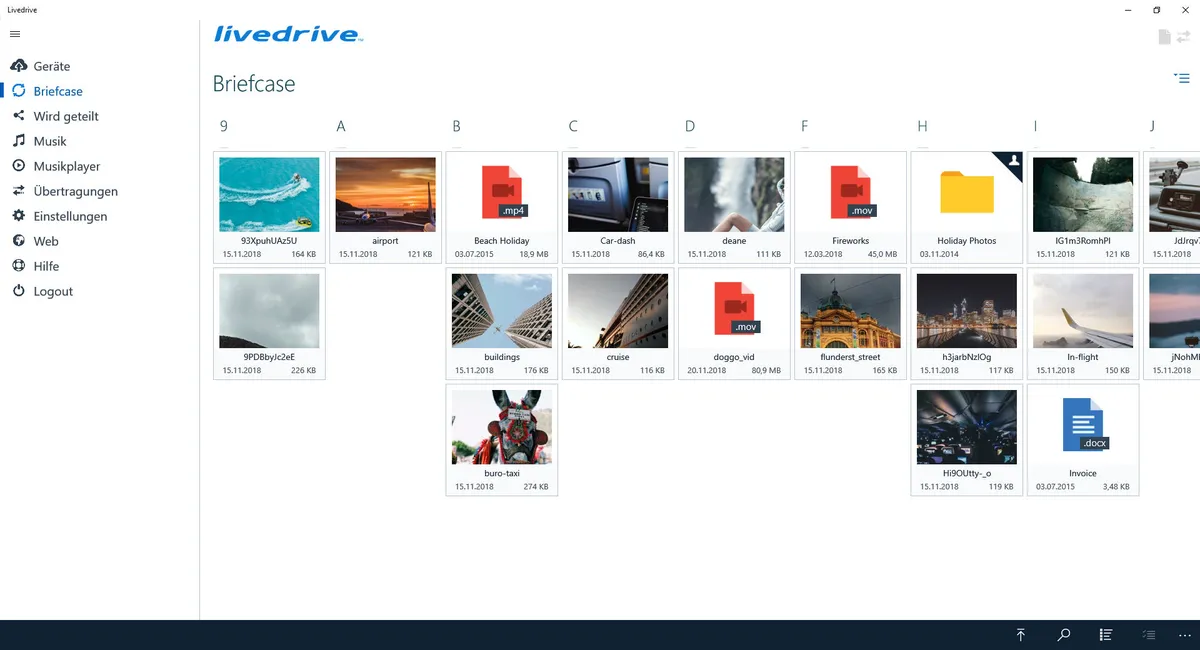 Livedrive Features