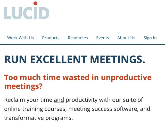 Lucid Meetings Screenshot
