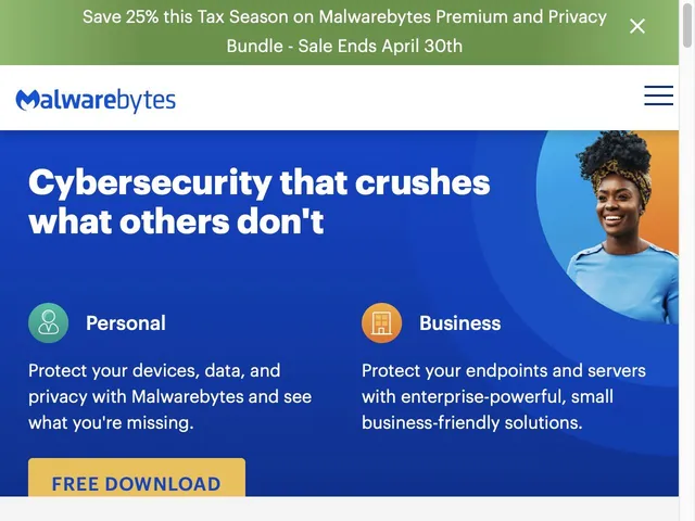 Malwarebytes Anti-Malware for Business Screenshot