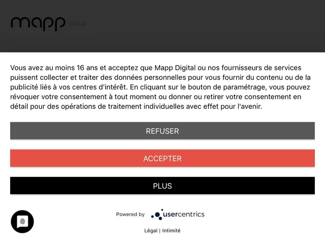 Mapp Acquire Screenshot