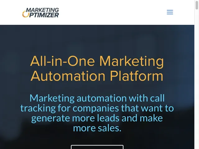 Marketing Optimizer Screenshot