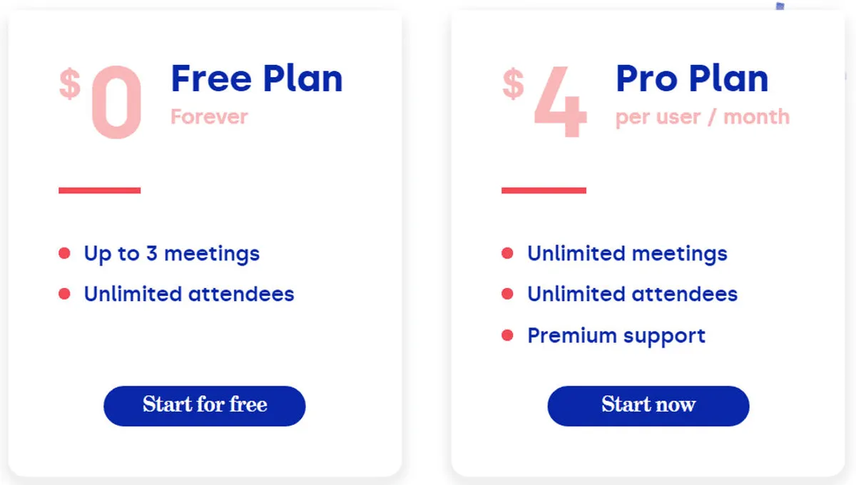 Meetquo Pricing Plan