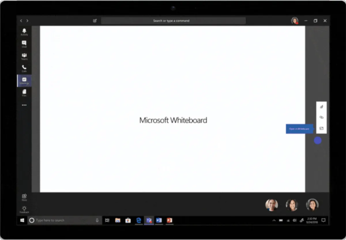 Microsoft Whiteboard Screenshot