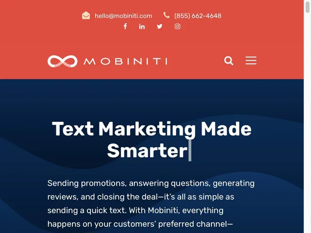 Mobiniti Screenshot