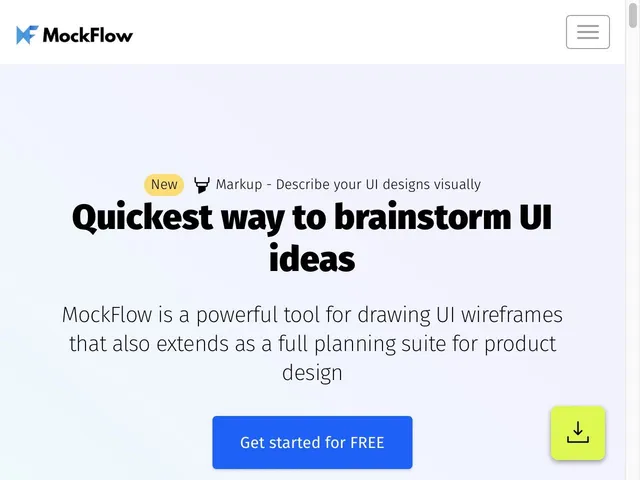 Mockflow Screenshot