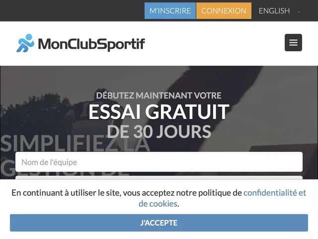 MonClubSportif Screenshot
