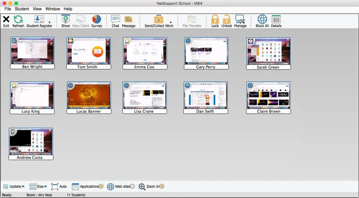 NetSupport School Screenshot