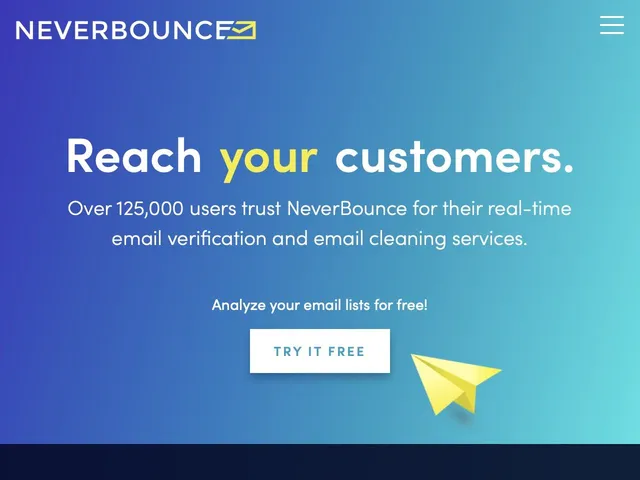 NeverBounce Screenshot