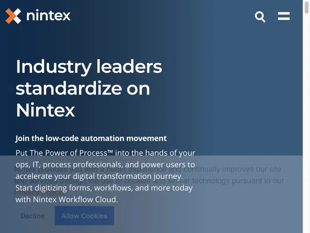 Nintex Screenshot