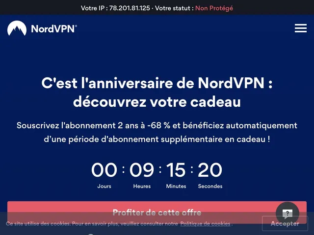 NordVPN Screenshot