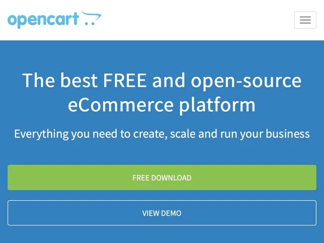 OpenCart Screenshot