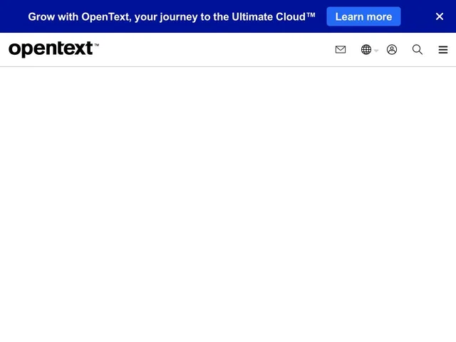 OpenText ECM Screenshot