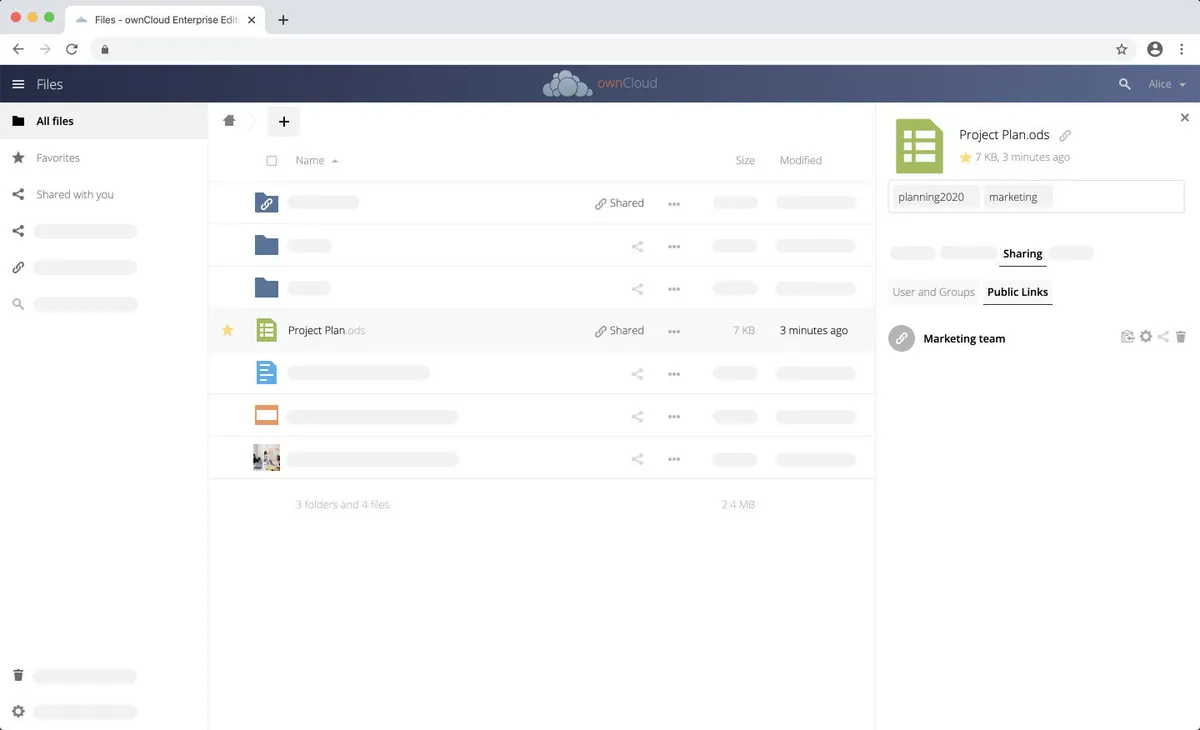 Owncloud Features