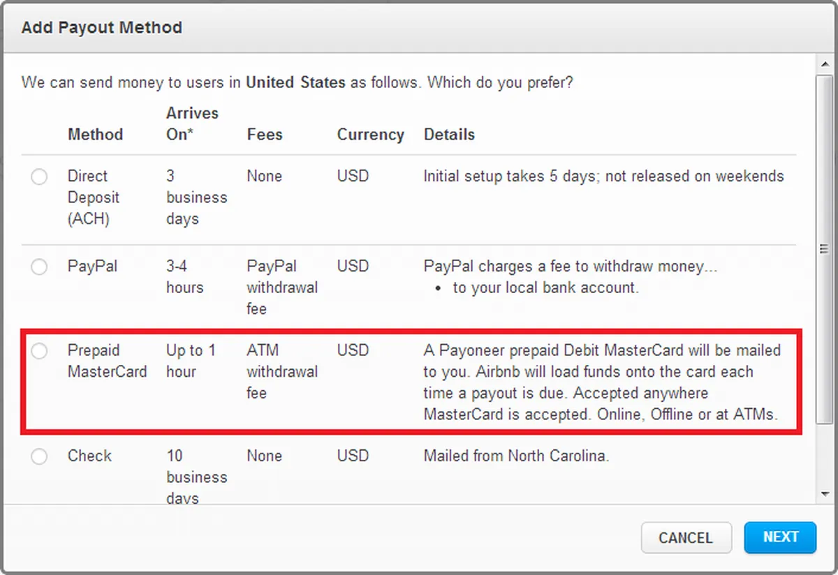 Payoneer Features