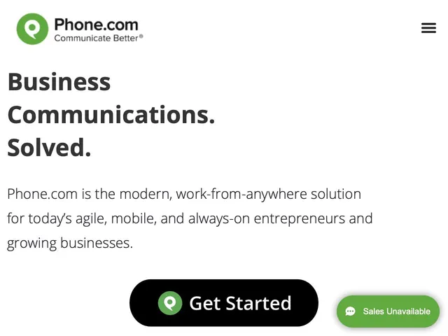 Phone.com Screenshot