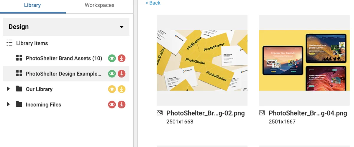 PhotoShelter for Brands Features