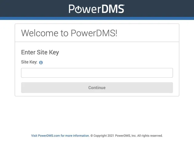PowerDMS Screenshot