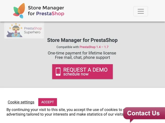 Store Manager for Magento Screenshot