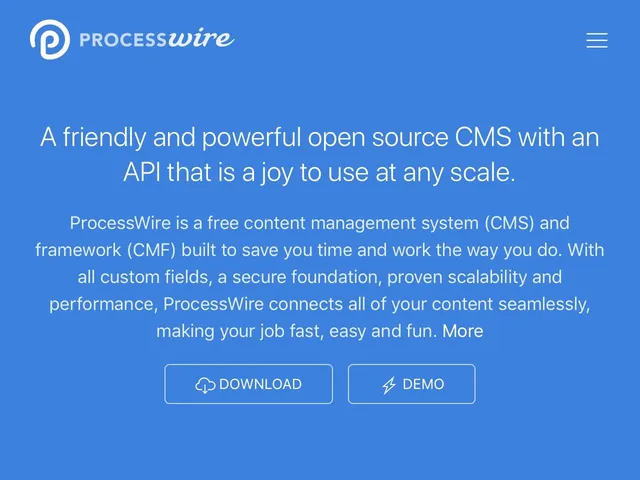 ProcessWire Screenshot