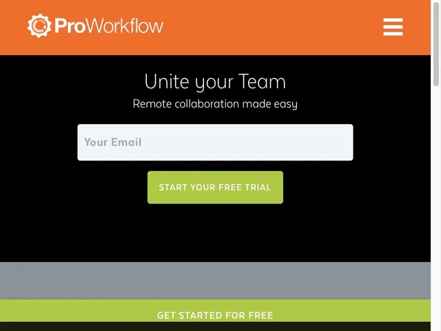 ProWorkflow Screenshot