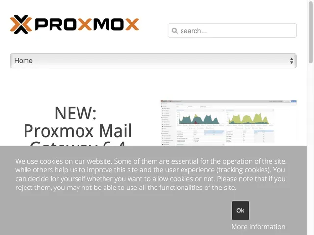 Proxmox VE Screenshot