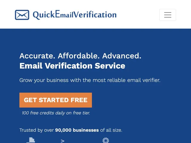 QuickEmailVerification Screenshot