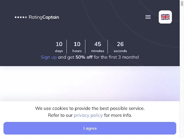 Rating Captain Screenshot