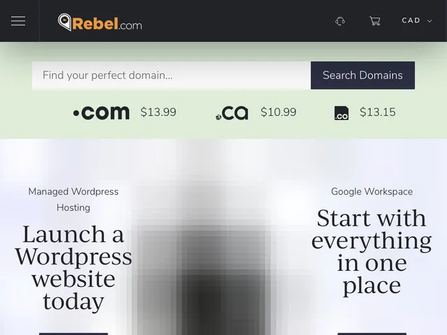Rebel.com Screenshot