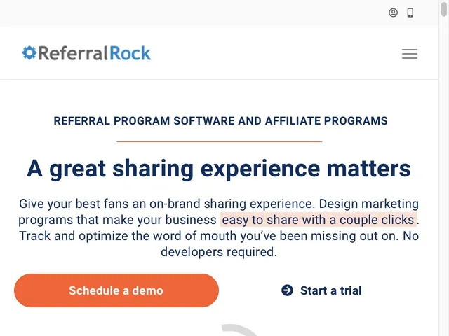 Referral Rock Screenshot