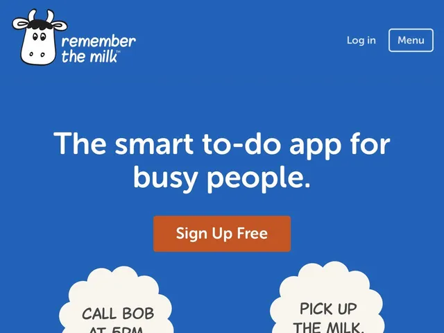 Remember The Milk Screenshot