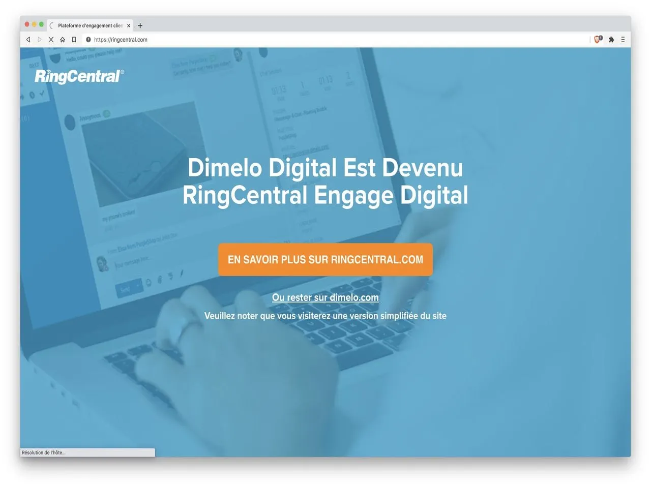 RingCentral Engage Digital Retail Screenshot