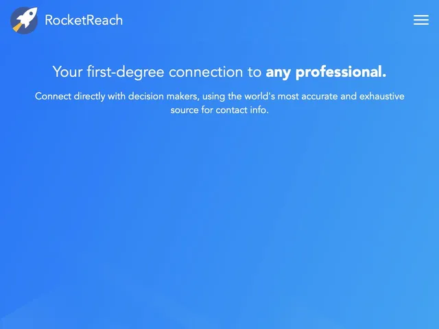 RocketReach Screenshot